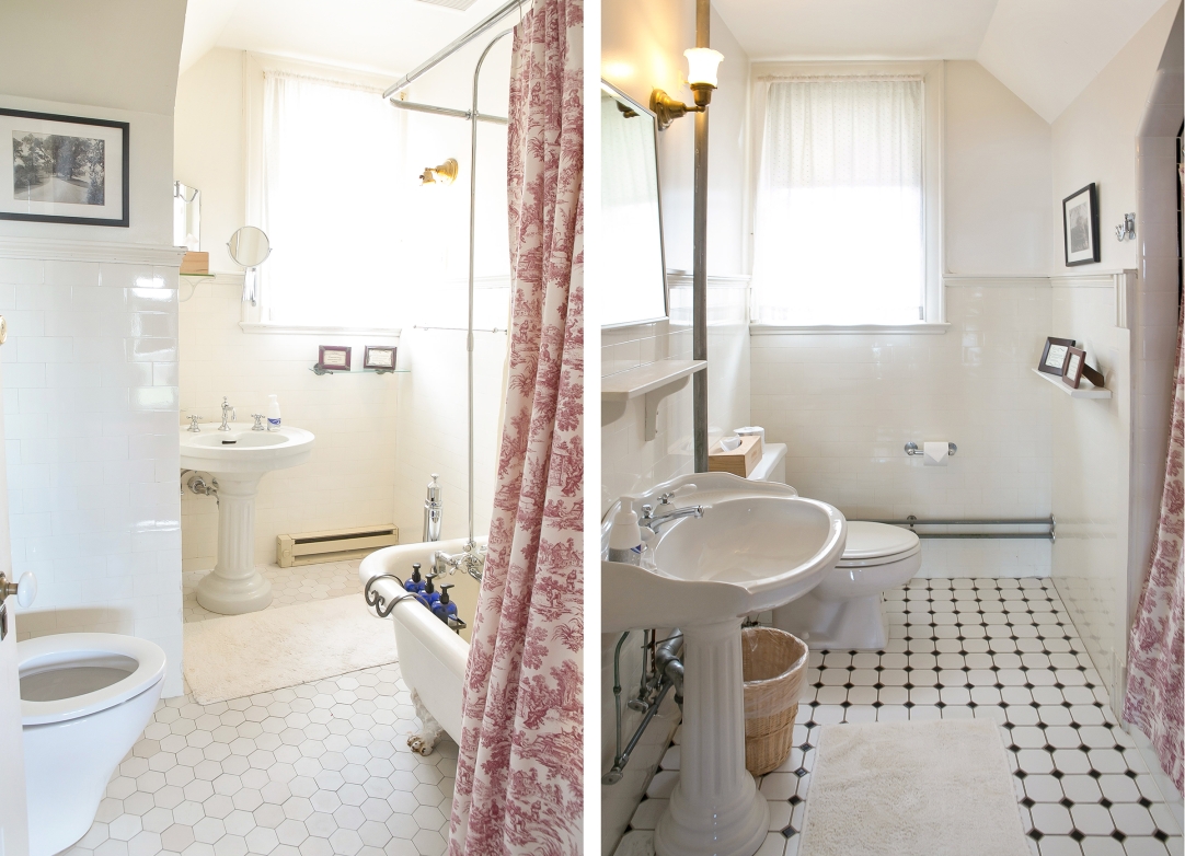 Cherry Room shared bathroom